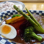 スープカレーのハンジロー - 彩り野菜のスープカレー