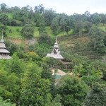 Panviman Chiang Mai Spa Resort - レストランから森をのぞめる