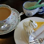 モン・レーブ - レアチーズケーキとミルクティー