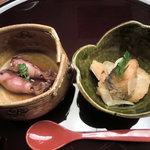 Setouchi Ryouri Suminoe - ちい烏賊旨煮、色々な魚の南蛮漬け