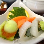 ペンションプチポワ - 朝食 おさしみアップ