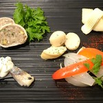 ペンションプチポワ - 前菜盛合せ