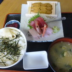 寿司吉 - ウニ丼1700円(宮城産）