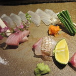 銀座 水野 - お造り全体像