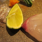 銀座 水野 - 鯛と縞鰺