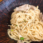 きくや - 昔ながらの～生姜醤油中華そば中細麺750円