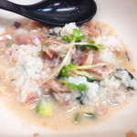 きくや - 海鮮（ミナミ鮪、イナダ叩き）たっぷり山葵和え麺