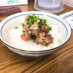 きくや - 鯛とウニの白湯潮そば〜山葵マグロ叩き飯割り付〜1100円