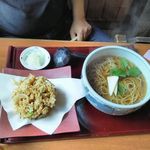 雅遊庵 風の陣 - 海鮮かき揚げそば