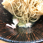 きくや - 牡蠣バター和え玉 250円（牡蠣そば限定）