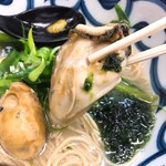 きくや - THE牡蠣そば 900円