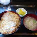 ばかちん松五郎 - カツ丼￥500-