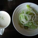 カフェダイニング カンパーニャ - ランチサラダ　スープ