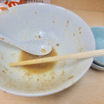 自家製ラーメン大者 - 油そば完食（汚くてすいません）【その他】 