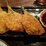 San'In Kaisen Robata Kaba - アジフライ定食　３枚