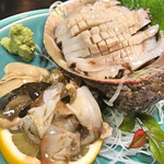 天一 - 巨大鮑さま 海の風味が広がりまするー！