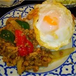 バンタイ - 2017/2ランチの鶏ガパオライス目玉焼き添え