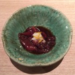 江戸蕎麦 白鳥 - ほたるいかの沖漬け