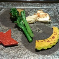鉄板焼 神戸 ホテルモントレ グラスミア大阪 - 焼き野菜