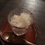 ビストロ gauche - バジルのグラニテ