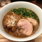 【2017年01月】あじ玉らーめん@800円、提供時。