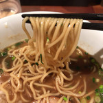 【2017年01月】あじ玉らーめんの麺アップ、久々の味わい、麺の感じも中々良かった。