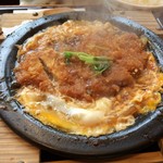 とんかつ竹亭 - ロースかつ鍋定食 1274円
