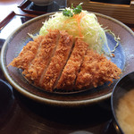 とんかつ竹亭 - チキンかつ定食 1058円