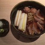 江戸蕎麦 白鳥 - 鴨南蛮（外三厘）