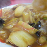 大門 - カレー中華丼690円