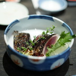 うなぎ ひら井 - 炙りしめ鯖