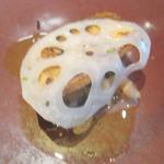 レストラン マノワ - 長崎産イトヨリ　レンコンソース？