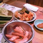 炭火焼肉 ぶち - ソーセージ・キムチ