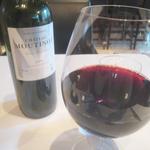 レストラン マノワ - シャトー・ムーティノ2008　グラス　￥1620
