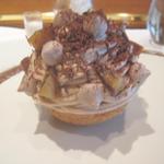 レストラン マノワ - マノワの球体モンブランUP