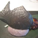 レストラン マノワ - 黒いフォアグラたい焼き