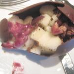 レストラン マノワ - チョコ梨　解体中