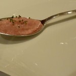 ル・マノアール・ダスティン - アミューズ：エビのタルタル