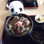 喫茶・軽食こぶし - 椎茸カツ丼味噌味