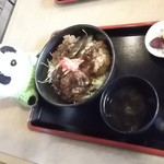 喫茶・軽食こぶし - 椎茸カツ丼ソース味