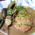 Oshokujidokoro Kokubu - おでん定食（￥1050）のおでん。好きなものを5種類選べます。