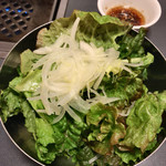 焼肉こぶた - チョレギ(\680)　ドレッシング別