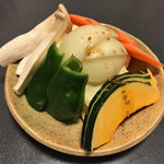 焼肉こぶた - 焼き野菜（６種類）(\530)