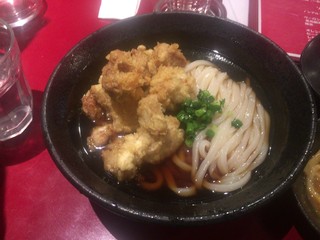 山下本気うどん - 鳥天ぶっかけ