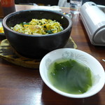 ぶぶちゃん - 石焼きビビンバ(スープ付き900円)