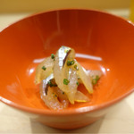 日本橋蛎殻町 すぎた - 2017/2_さよりの胡麻和え