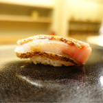 日本橋蛎殻町 すぎた - 2017/2_ブリのづけ