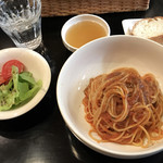 ItalianBar Forza! - 食べログワンコインランチ　\500 プッタネスカソースのパスタランチ