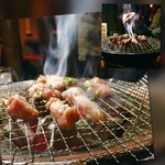 Yakiniku Dainingu Mon - ▲鶏ささみ レモンで食べました、この日食べた中でこれが1番美味しかったなぁ、単品でこれにご飯だけでもいいから食べたい(•͈⌔•͈⑅)♡