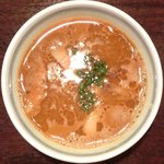 ガンコンヌードル - エビつけ麺<20食限定> 800円 のつけ汁